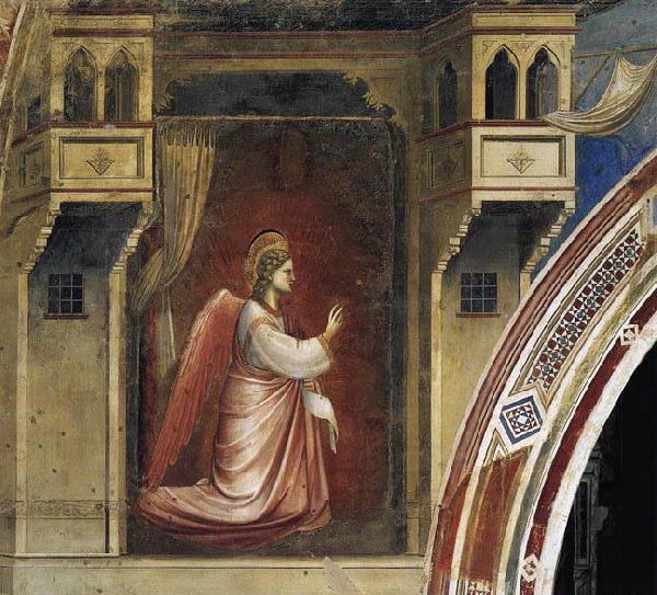 GIOTTO di Bondone The Angel Gabriel Sent by God oil painting picture